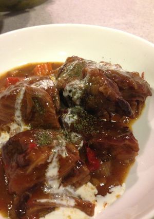 お箸で持てない！柔らか豚ロース肉の煮物-レシピのメイン写真