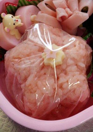 春にはお花のおにぎり♡キャラ弁にも♬-レシピのメイン写真