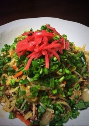 生中華麺でしっとり焼きソバ!-レシピのメイン写真