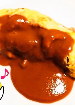 ☺簡単おかず♪ひき肉と玉ねぎのオムレツ☺-レシピのメイン写真