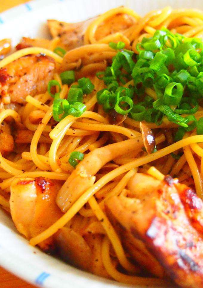 チキンときのこの和風パスタ-レシピのメイン写真