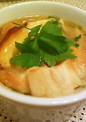 レンジですぐ簡単♡オニオングラタンスープ-レシピのメイン写真