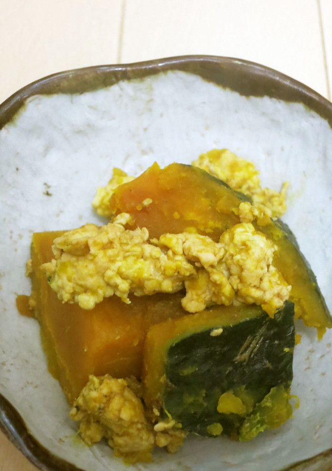 かぼちゃのそぼろ煮-レシピのメイン写真