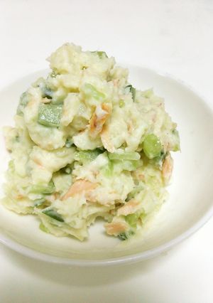 お漬物でポテトサラダ-レシピのメイン写真