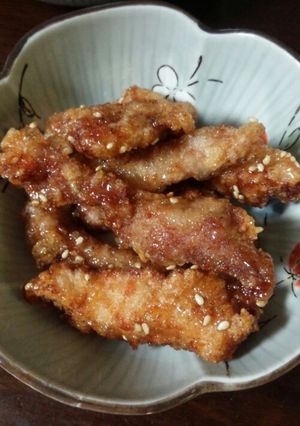 豚肉のかりん上げ-レシピのメイン写真