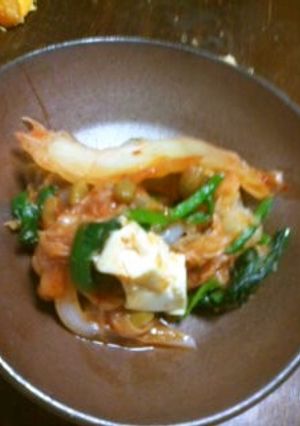 納豆和え物シリーズ（キムチ）-レシピのメイン写真