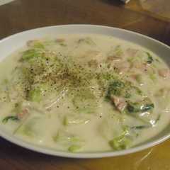 รูปของ 白菜の和風ミルク煮