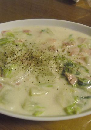 白菜の和風ミルク煮-レシピのメイン写真