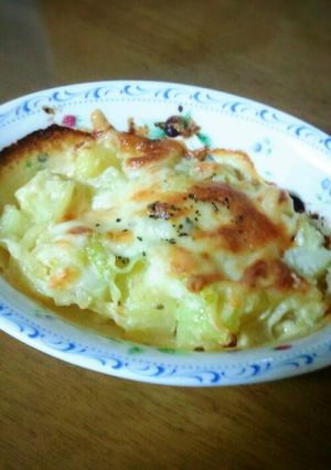 簡単じゃがいものホワイトソース焼き-レシピのメイン写真