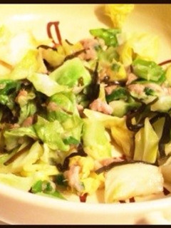 春キャベのツナ昆布炒め-レシピのメイン写真