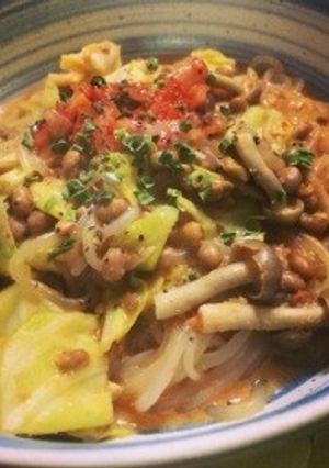 ダイエット、妊婦さんに♡白滝納豆担々麺☆-レシピのメイン写真