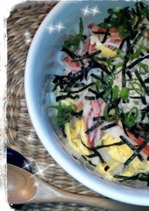 ランチにﾋﾟｯﾀﾘ♪かにツナ丼!!-レシピのメイン写真