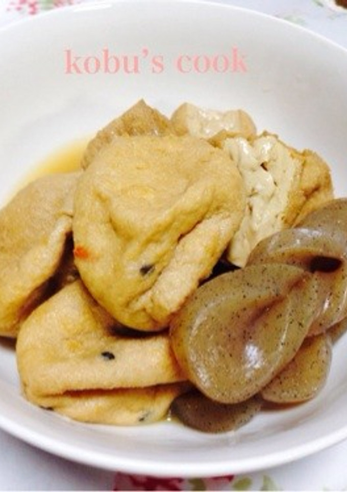 ＊がんもと厚揚げの甘煮＊-レシピのメイン写真