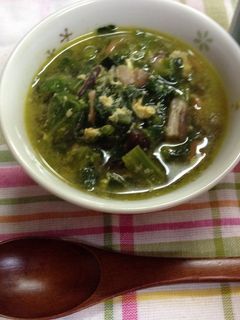 ほうれん草スープ-レシピのメイン写真
