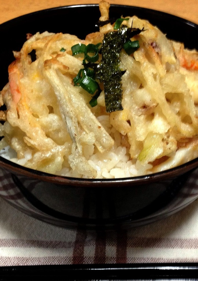 野菜だくさん！絶品かき揚げ丼♫-レシピのメイン写真