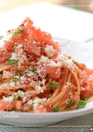 ダブルトマトのパスタ-レシピのメイン写真