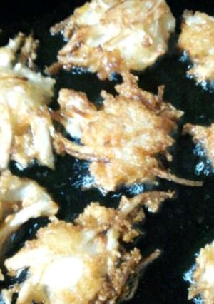 新玉葱と蓮根のかき揚げ-レシピのメイン写真