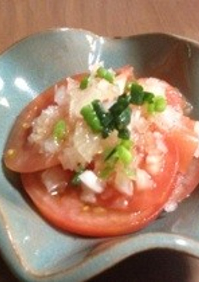 トマトの和風サラダ-レシピのメイン写真