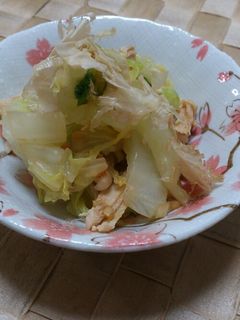 白菜と鶏ささみの和え物-レシピのメイン写真