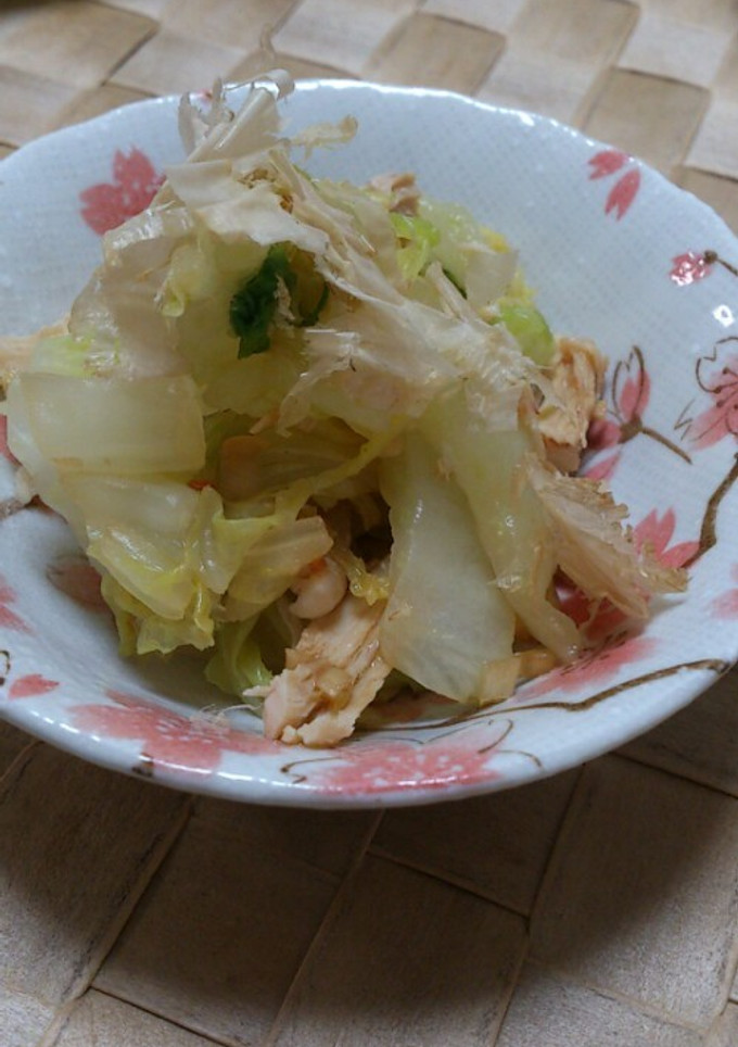 白菜と鶏ささみの和え物-レシピのメイン写真