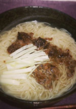 肉味噌にゅうめん-レシピのメイン写真