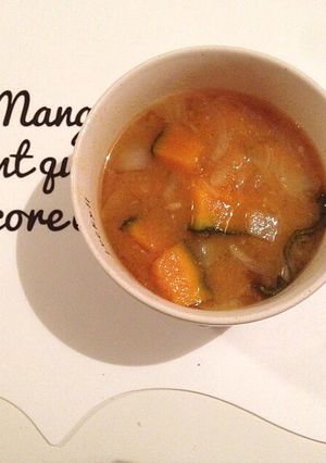 玉ねぎとカボチャのお味噌汁★-レシピのメイン写真
