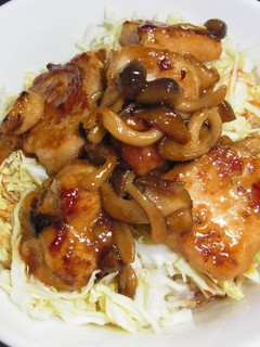 うちの夕飯 鶏むね焼き肉丼-レシピのメイン写真