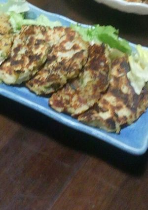 おつまみに！じゃがいもとめかぶのお焼き-レシピのメイン写真