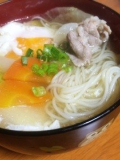 少しの豚肉で美味しい♡にゅうめん-レシピのメイン写真