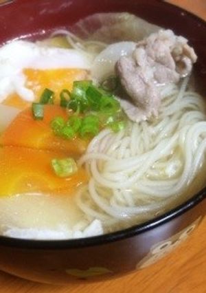 少しの豚肉で美味しい♡にゅうめん-レシピのメイン写真
