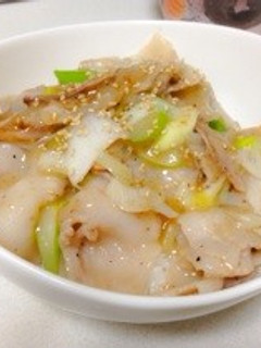 【覚書】味覇で作る!豚塩カルビ丼-レシピのメイン写真