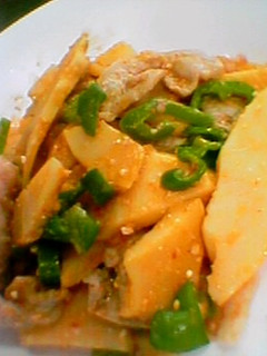 筍と豚肉のピリ辛炒め-レシピのメイン写真
