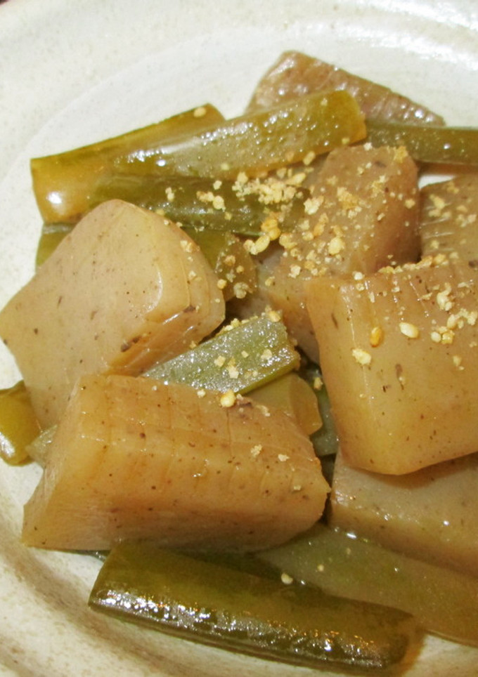 簡単☆茎ワカメとこんにゃくの炒め煮☆-レシピのメイン写真