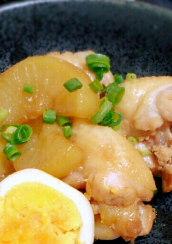 時短で簡単☆手羽元と大根の煮物-レシピのメイン写真