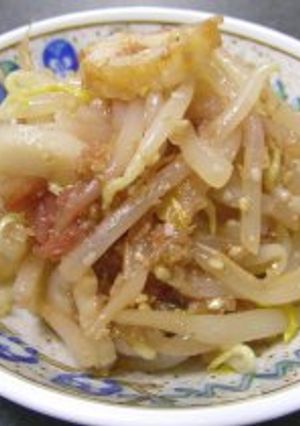 もやしとちくわの梅ごま和え-レシピのメイン写真