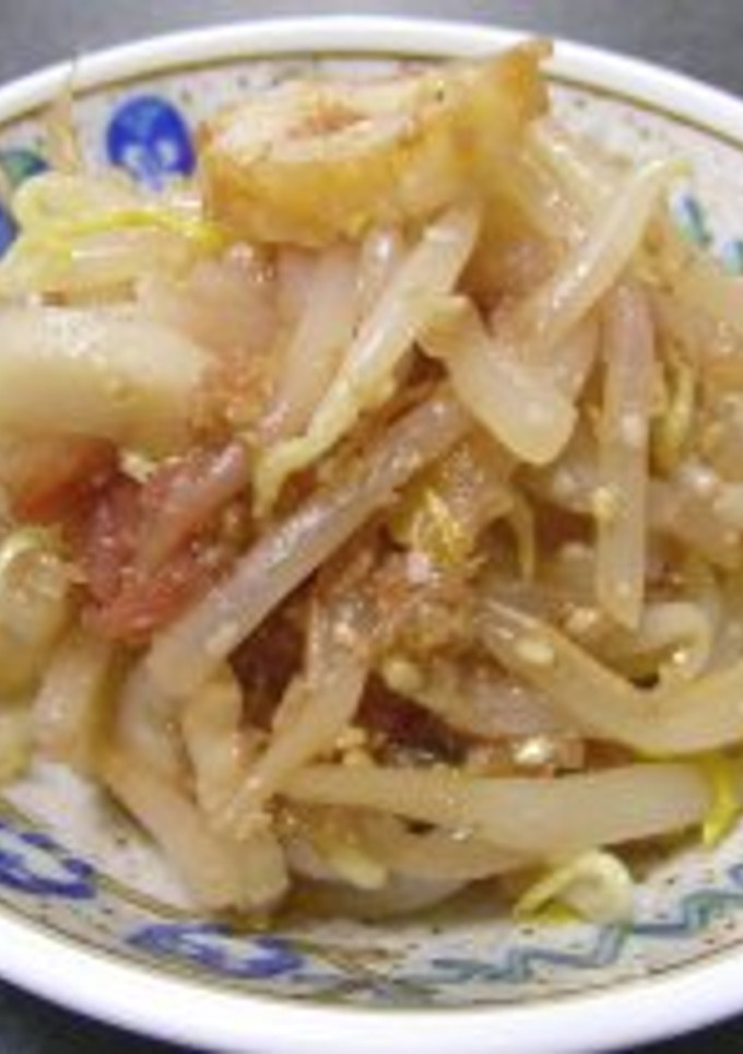 もやしとちくわの梅ごま和え-レシピのメイン写真