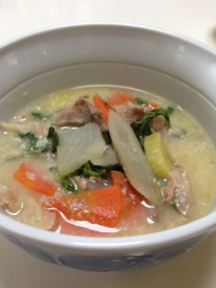 粕汁風の甘酒味噌汁-レシピのメイン写真