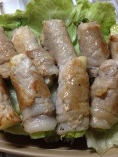 簡単!つぼみ菜の肉巻き-レシピのメイン写真