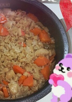 あるもの＋○○の素で簡単炊き込みご飯♡-レシピのメイン写真