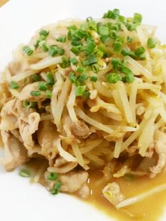 豚肉ともやしのおろしだれ味噌炒め☆-レシピのメイン写真