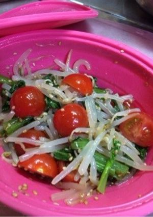 超かんたん副菜★モヤシ和え-レシピのメイン写真
