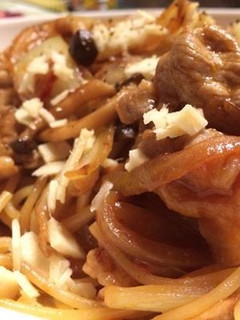 豚の生姜焼きスパゲッティー-レシピのメイン写真