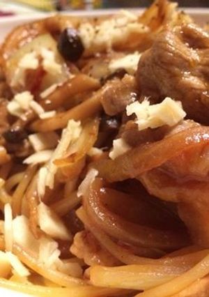 豚の生姜焼きスパゲッティー-レシピのメイン写真