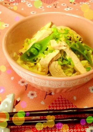 春キャベツと鶏サラダ-レシピのメイン写真