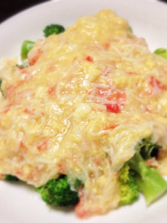 簡単!ブロッコリーの蟹玉あんかけ♪”-レシピのメイン写真