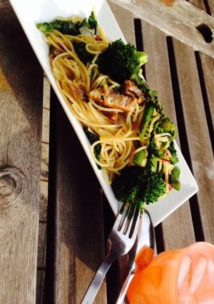 菜の花など春野菜とししゃものパスタ-レシピのメイン写真