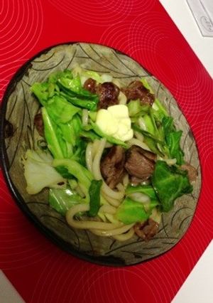 味付け一つ。塩バターうどん-レシピのメイン写真