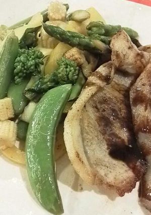 豚肉＆春野菜たっぷり♪レモンバター炒め-レシピのメイン写真