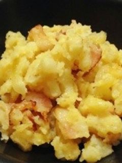 簡単!電子レンジ圧力鍋でホットポテサラ-レシピのメイン写真