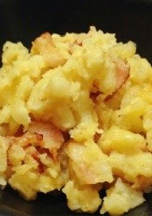 簡単！電子レンジ圧力鍋でホットポテサラ-レシピのメイン写真